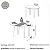 Conjunto de Jantar Mesa Extensível 4 Cadeiras Palinha CA40 100% MDF - Imagem 5