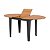 Conjunto de Jantar Mesa Extensível 4 Cadeiras Palinha CA40 100% MDF - Imagem 3