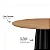Conjunto Sala de Jantar Mesa Redonda 105cm 4 Cadeiras Palinha CA40 MDF - Imagem 11
