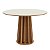 Conjunto Sala de Jantar Mesa Redonda 4 Cadeiras CA40 Palinha 100% MDF - Imagem 3