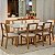 Conjunto Sala de Jantar Mesa 180cm e 6 Cadeiras Palinha CA35 100% MDF - Imagem 5