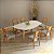 Conjunto Sala de Jantar Mesa Orgânica 180cm 6 Cadeiras com Palinha MDF - Imagem 10