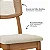 Conjunto Sala Jantar Mesa Nature 180cm 4 Cadeiras Palinha CA40 100% MDF - Imagem 8