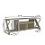 Rack para Tv até 65'' Industrial 180cm com 2 Portas 3 Nichos Arenas - Imagem 5