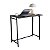 Mesa Escrivaninha Industrial Escritório Dobrável 80cm Estrutura Metal - Imagem 2