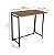 Mesa Escrivaninha Industrial Escritório Dobrável 80cm Estrutura Metal - Imagem 17