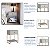 Conjunto Quarto Industrial com Closet e 2 Mesas de Cabeceira - Imagem 18