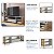 Conjunto Sala de Estar Industrial com Rack e Duas Estantes Altas - Imagem 15