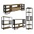 Conjunto Móveis Sala de Estar Completa Industrial Moderno - Imagem 12