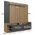 Conjunto Rack e Painel para TV até 75'' Home com Led 200x191,8cm - Imagem 7