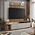 Conjunto Rack e Painel para TV até 75'' Home com Led 200x191,8cm - Imagem 9