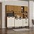 Conjunto Cozinha Sole 210cm 10 Portas 2 Gavetas Nature/Champanhe - Imagem 1