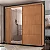 Guarda Roupa Tesla em MDF com Espelho 240x235cm 2 Portas - Imagem 13