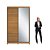 Guarda Roupa Picasso 100% MDF 140,5x235cm 2 Portas - Imagem 10