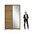 Guarda Roupa Picasso 100% MDF 140,5x235cm 2 Portas - Imagem 20