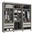 Guarda Roupa Newton em 100% MDF com Espelho 250x235cm 6 Portas - Imagem 4