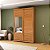 Guarda Roupa Thales em 100% MDF 150x235cm 2 Portas - Imagem 16