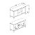 Aparador Trama 120cm com 2 Portas e 1 Gaveta Mel e Off White - Imagem 3