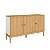Balcão Buffet Aparador Retrô 135cm com 3 Portas - Imagem 5