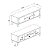 Rack Colonial para TV até 60 Polegadas 135cm 2 Portas e 1 Gaveta - Imagem 4