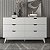 Cômoda Moderna para Quarto 136cm com 6 Gavetas e 5 Pés - Imagem 5