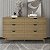 Cômoda Moderna para Quarto 136cm com 6 Gavetas e 5 Pés - Imagem 1
