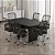 Mesa de Reunião Compacta para Escritório Home Office 136x90cm - Imagem 4