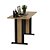 Mesa de Escritório Home Office 117x75,4cm Amêndoa com Preto - Imagem 4