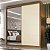 Guarda Roupa Star em MDF 219cm com 2 Portas de Correr com Espelho - Imagem 1