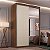 Guarda Roupa South em 100% MDF 146,5x218cm 2 Portas de Correr com Espelho - Imagem 8