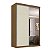 Guarda Roupa South em 100% MDF 146,5x218cm 2 Portas com Espelho - Imagem 2