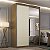 Guarda Roupa South em 100% MDF 146,5x218cm 2 Portas com Espelho - Imagem 1