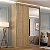 Guarda Roupa South em 100% MDF 146,5x218cm 2 Portas com Espelho - Imagem 10