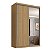 Guarda Roupa South em 100% MDF 146,5x218cm 2 Portas com Espelho - Imagem 11