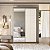 Guarda Roupa South em 100% MDF 146,5x218cm 2 Portas de Correr com Espelho - Imagem 7