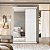 Guarda Roupa South em 100% MDF 146,5x218cm 2 Portas de Correr com Espelho - Imagem 1