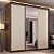 Guarda Roupa South em MDF 219x218cm 3 Portas de Correr com Espelho - Imagem 8