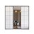 Guarda Roupa South em MDF 219x218cm 3 Portas de Correr com Espelho - Imagem 4