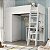 Cama Infantil Mezzo Multifuncional em MDF 194,4x182cm Escada Integrada - Imagem 1