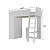 Cama Infantil Mezzo Multifuncional em MDF 194,4x182cm Escada Integrada - Imagem 3