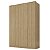 Guarda Roupa Logan em MDF 160,5x232,2cm com 4 Portas e 2 Gavetas - Imagem 8