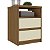 Mesa de Cabeceira Gales em MDF 45x60cm com 2 Gavetas e 1 Nicho - Imagem 2