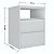 Mesa de Cabeceira Gales em MDF 45x60cm com 2 Gavetas e 1 Nicho - Imagem 11