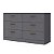 Cômoda para Quarto Divino em MDF 140,1x86,1cm com 6 Gavetas - Imagem 8