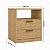 Mesa de Cabeceira Divino em MDF 56,7x65cm com 2 Gavetas - Imagem 6