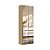 Sapateira Moderna Sublime em MDF 66x187cm com 2 Portas Espelho - Imagem 4