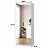 Sapateira Moderna Sublime em MDF 66x187cm com 2 Portas Espelho - Imagem 20