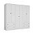 Guarda Roupa Fort em MDF 240x220,2cm com 6 Portas e 4 Gavetas - Imagem 3