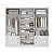 Guarda Roupa Fort em MDF 240x220,2cm com 6 Portas e 4 Gavetas - Imagem 4