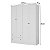 Guarda Roupa Fort em MDF 160,5x220,2cm com 4 Portas e 2 Gavetas - Imagem 5